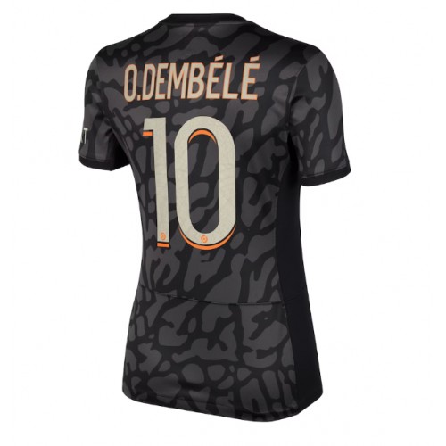 Dres Paris Saint-Germain Ousmane Dembele #10 Rezervni za Žensko 2023-24 Kratak Rukav